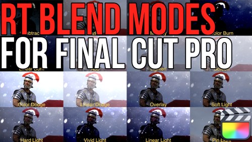 RT Blend Modes in FCP, Ripple Training: Video editing tutorials for the best editing software for PC and Mac.