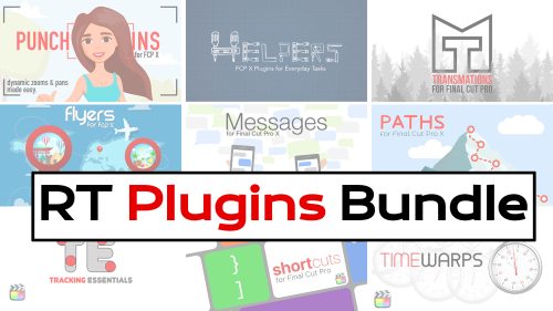 RT-Plugins-Bundle, Ripple Training: Video editing tutorials for the best editing software for PC and Mac.